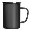 Zománcozott bögre, 550 ml (ø 9,2 × 12,8 cm, Fekete)