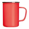 Zománcozott bögre, 550 ml (ø 9,2 × 12,8 cm, Piros)