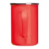 Zománcozott bögre, 550 ml (ø 9,2 × 12,8 cm, Piros)