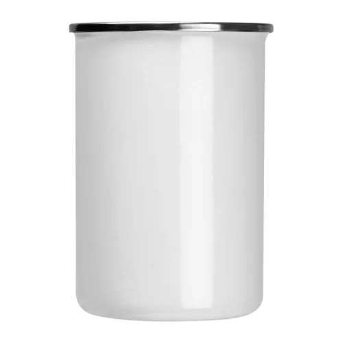 Zománcozott bögre, 550 ml (ø 9,2 × 12,8 cm, Fehér)