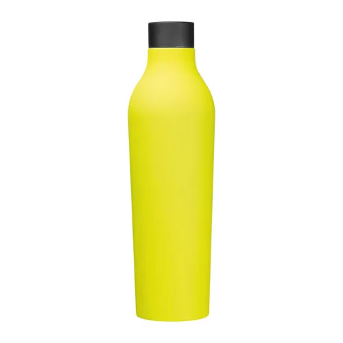 Gumírozott termosz, 750 ml (ø 8 × 29,5 cm, Sárga)