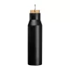 Újrahasznosított acél termosz, 550ml (ø 6,8 × 25,6 cm, Fekete)
