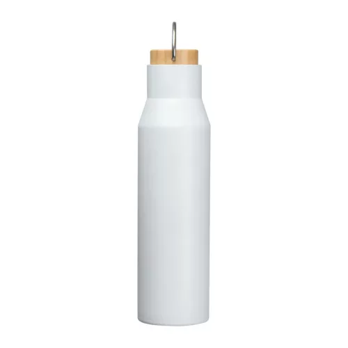 Újrahasznosított acél termosz, 550ml (ø 6,8 × 25,6 cm, Fehér)