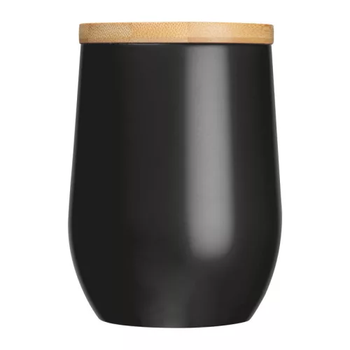 Duplafalú termoszbögre, 300 ml (ø 8 × 12,2 cm, Fekete)