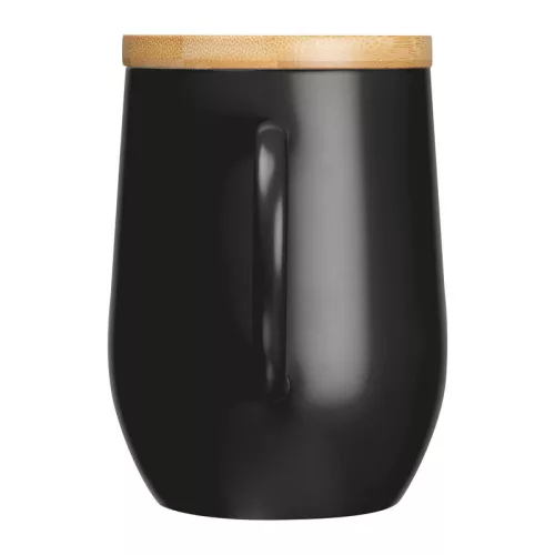 Duplafalú termoszbögre, 300 ml (ø 8 × 12,2 cm, Fekete)