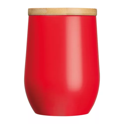 Duplafalú termoszbögre, 300 ml (ø 8 × 12,2 cm, Piros)