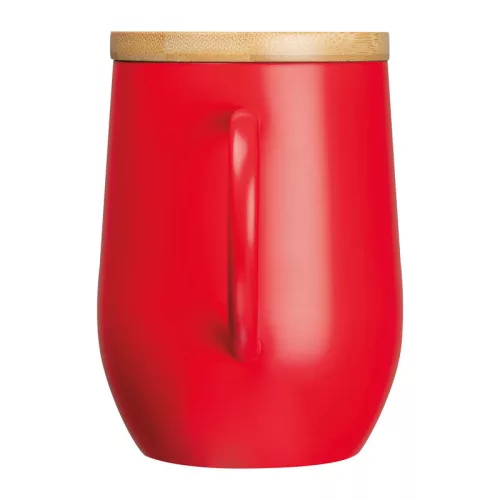 Duplafalú termoszbögre, 300 ml (ø 8 × 12,2 cm, Piros)