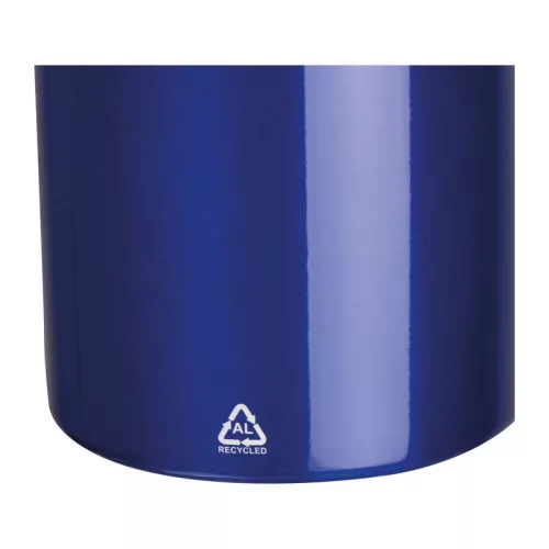 Újrahasznosított alumínium kulacs, 750 ml (ø 7 x 23 cm, Kék)
