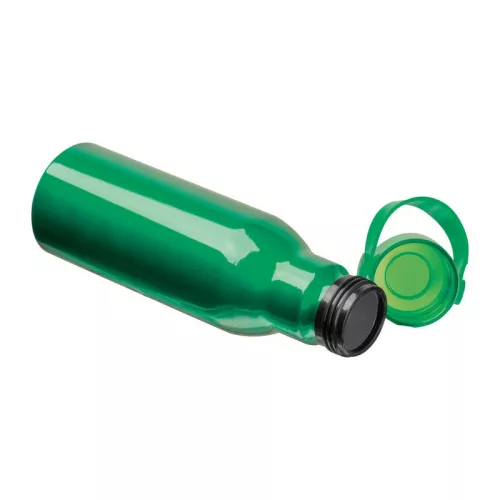 Újrahasznosított alumínium kulacs, 750 ml (ø 7 x 23 cm, Zöld)