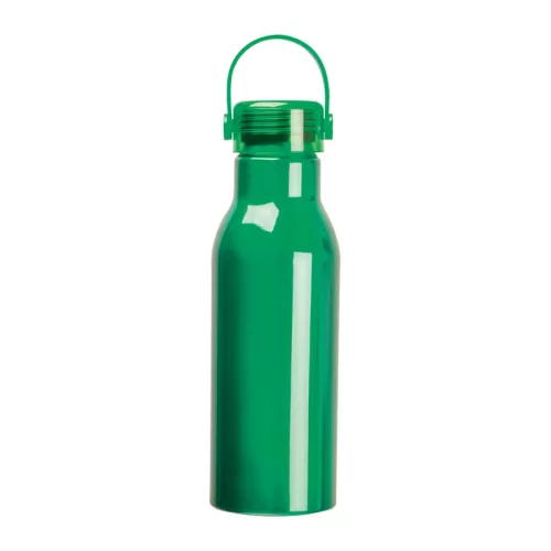 Újrahasznosított alumínium kulacs, 750 ml (ø 7 x 23 cm, Zöld)