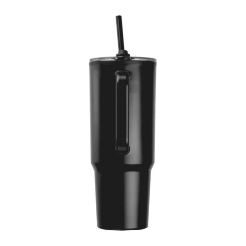 XXL termoszbögre, 1200ml (ø 10 x 25 cm, Fekete)