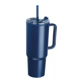 XXL termoszbögre, 1200ml (ø 10 x 25 cm, Sötétkék)