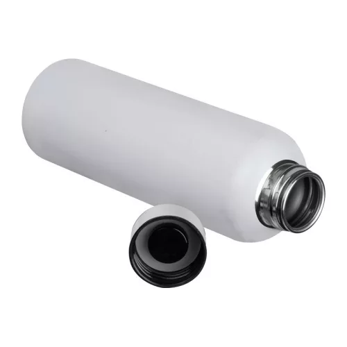 CrisMa újrahasznosított acél ivópalack, 700 ml (ø 6,9 x 22 cm, Fehér)