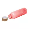 PET ivópalack bambusz fedéllel, 500ml (ø 6,5 x 21,5 cm, Piros)