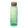 PET ivópalack bambusz fedéllel, 500ml (ø 6,5 x 21,5 cm, Zöld)