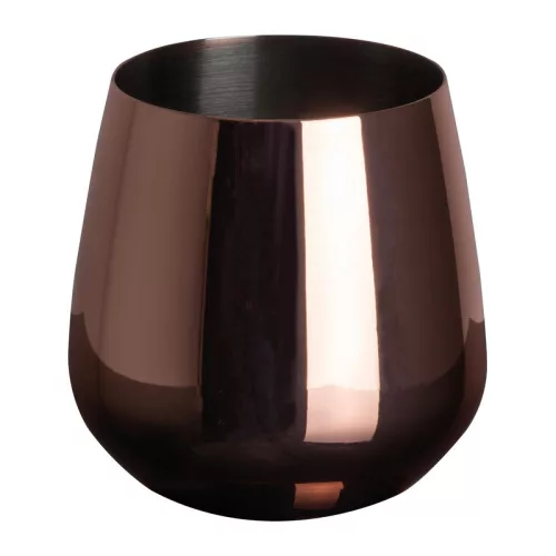 Réz bevonatú  acél pohár, 500ml