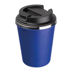   Duplafalú acél termoszbögre, 350ml (ø 9,2 x 12,9 cm, Kék)