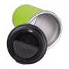 Duplafalú acél termoszbögre, 350ml (ø 9,2 x 12,9 cm, Világos Zöld)