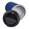 Duplafalú acél termoszbögre, 350ml (ø 9,2 x 12,9 cm, Sötétkék)
