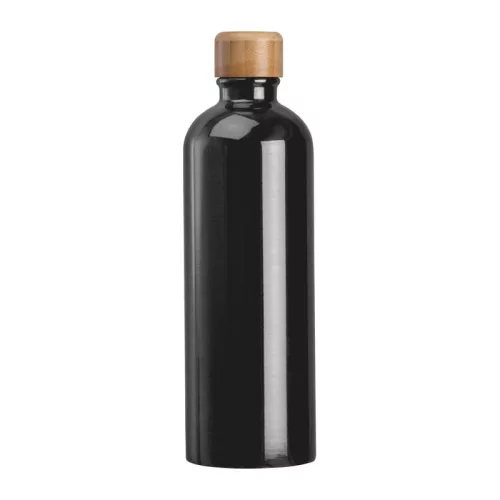 Rozsdamentes acél ivópalack karabinerrel, 750ml (ø 7,3 x 23,5 cm, Fekete)