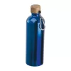 Rozsdamentes acél ivópalack karabinerrel, 750ml (ø 7,3 x 23,5 cm, Kék)