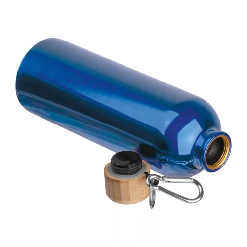 Rozsdamentes acél ivópalack karabinerrel, 750ml (ø 7,3 x 23,5 cm, Kék)
