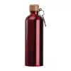 Rozsdamentes acél ivópalack karabinerrel, 750ml (ø 7,3 x 23,5 cm, Piros)