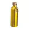 Rozsdamentes acél ivópalack karabinerrel, 750ml (ø 7,3 x 23,5 cm, Sárga)