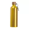 Rozsdamentes acél ivópalack karabinerrel, 750ml (ø 7,3 x 23,5 cm, Sárga)