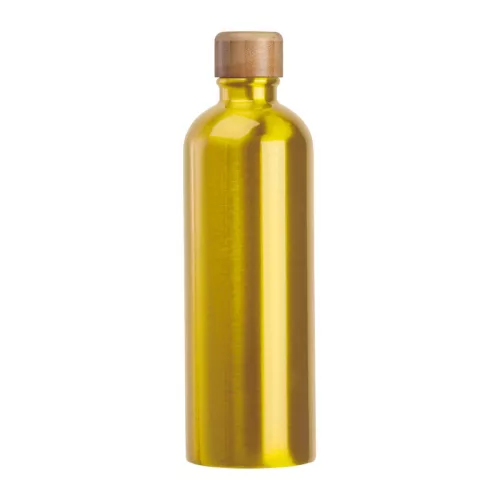 Rozsdamentes acél ivópalack karabinerrel, 750ml (ø 7,3 x 23,5 cm, Sárga)