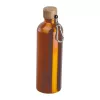 Rozsdamentes acél ivópalack karabinerrel, 750ml (ø 7,3 x 23,5 cm, Narancssárga)