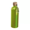 Rozsdamentes acél ivópalack karabinerrel, 750ml (ø 7,3 x 23,5 cm, Világos Zöld)