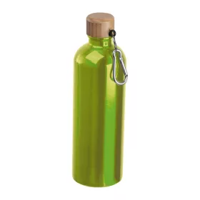   Rozsdamentes acél ivópalack karabinerrel, 750ml (ø 7,3 x 23,5 cm, Világos Zöld)