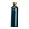 Rozsdamentes acél ivópalack karabinerrel, 750ml (ø 7,3 x 23,5 cm, Sötétkék)