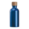 Rozsdamentes acél ivópalack karabinerrel, 400ml (ø 6,5 x 17 cm, Kék)