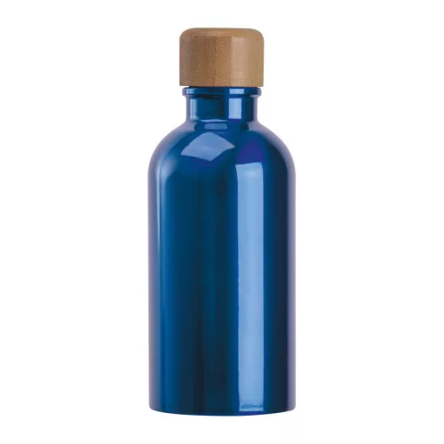 Rozsdamentes acél ivópalack karabinerrel, 400ml (ø 6,5 x 17 cm, Kék)