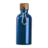 Rozsdamentes acél ivópalack karabinerrel, 400ml (ø 6,5 x 17 cm, Kék)