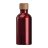 Rozsdamentes acél ivópalack karabinerrel, 400ml (ø 6,5 x 17 cm, Piros)