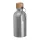 Rozsdamentes acél ivópalack karabinerrel, 400ml (ø 6,5 x 17 cm, Szürke)