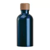 Rozsdamentes acél ivópalack karabinerrel, 400ml (ø 6,5 x 17 cm, Sötétkék)