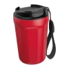 Rozsdamentes acél termoszbögre, 350ml (ø 8,8 x 14 cm, Piros)