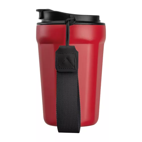 Rozsdamentes acél termoszbögre, 350ml (ø 8,8 x 14 cm, Piros)