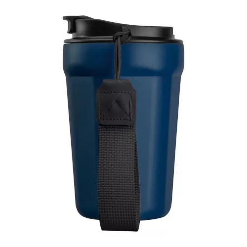 Rozsdamentes acél termoszbögre, 350ml (ø 8,8 x 14 cm, Sötétkék)