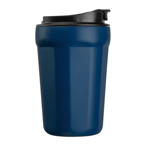 Rozsdamentes acél termoszbögre, 350ml (ø 8,8 x 14 cm, Sötétkék)