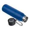 Vákuumszigetelt termosz karabinerrel, 600 ml (ø 6,5 x 25 cm, Kék)