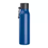 Vákuumszigetelt termosz karabinerrel, 600 ml (ø 6,5 x 25 cm, Kék)
