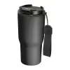 Rozsdamentes acél termoszbögre, 550 ml (ø 8,5 x 19,5 cm, Fekete)