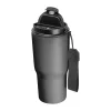 Rozsdamentes acél termoszbögre, 550 ml (ø 8,5 x 19,5 cm, Fekete)