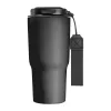 Rozsdamentes acél termoszbögre, 550 ml (ø 8,5 x 19,5 cm, Fekete)