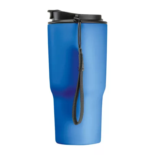 Rozsdamentes acél termoszbögre, 550 ml (ø 8,5 x 19,5 cm, Kék)
